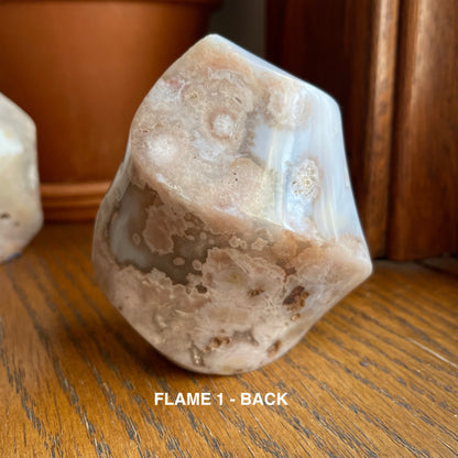 Flower Agate Flames