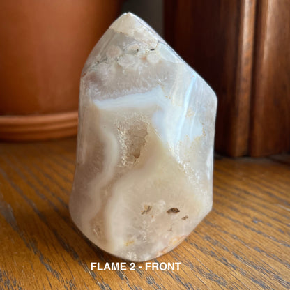 Flower Agate Flames