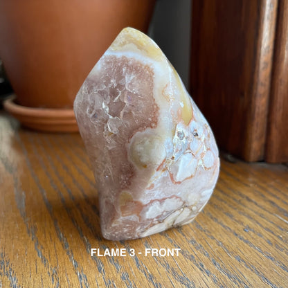 Flower Agate Flames