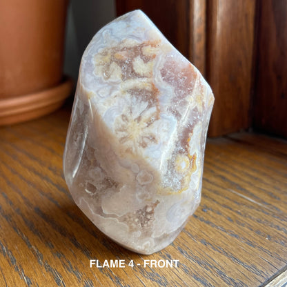 Flower Agate Flames