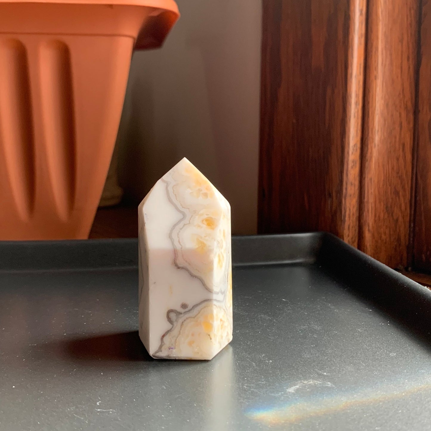 Orange Calcite "Dreamsicle" Tower