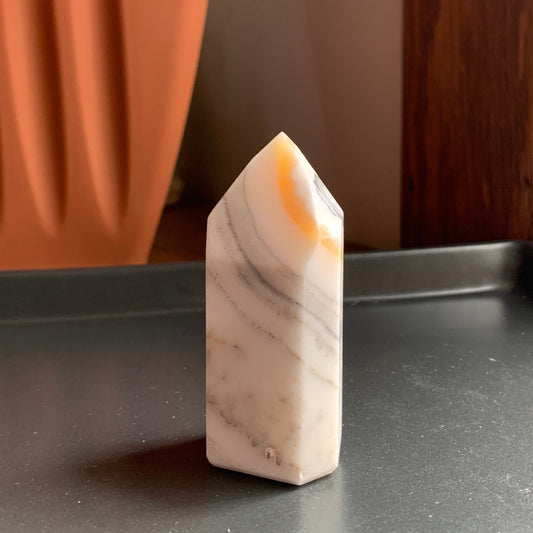 Orange Calcite "Dreamsicle" Tower