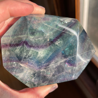 Rainbow Fluorite Freeform with Shimmer + Internal Rainbows