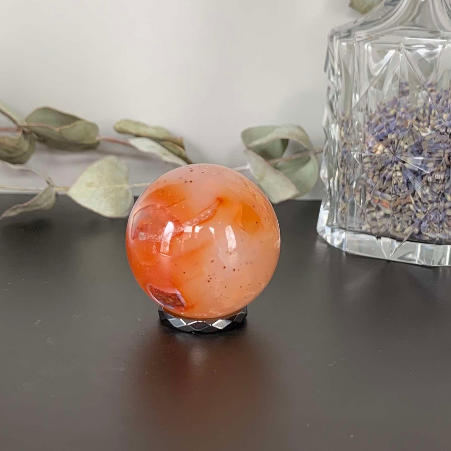 Carnelian Sphere - 39mm