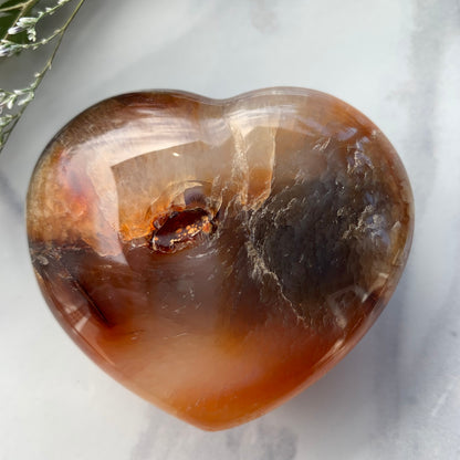 Dark Carnelian Hearts