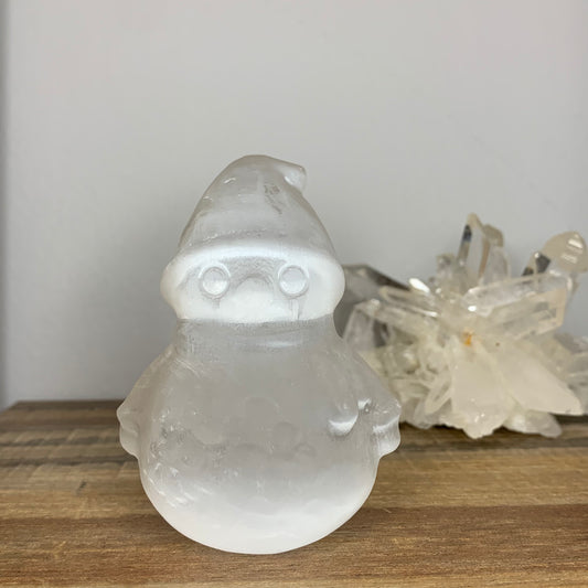 Selenite Snowman