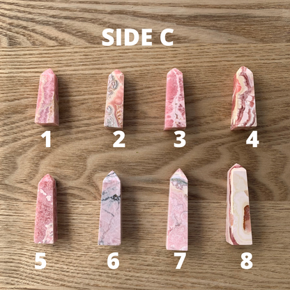 Rhodochrosite Towers - Direct from Argentina // AAA Quality