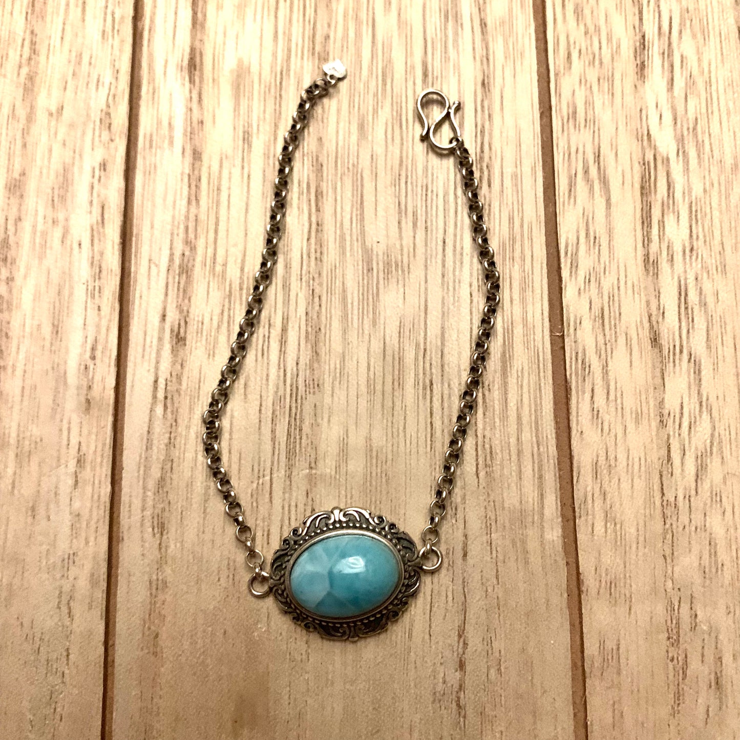 Larimar Pendant Bracelets