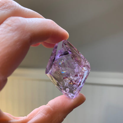 Ametrine Gem-Rainbow Freeforms