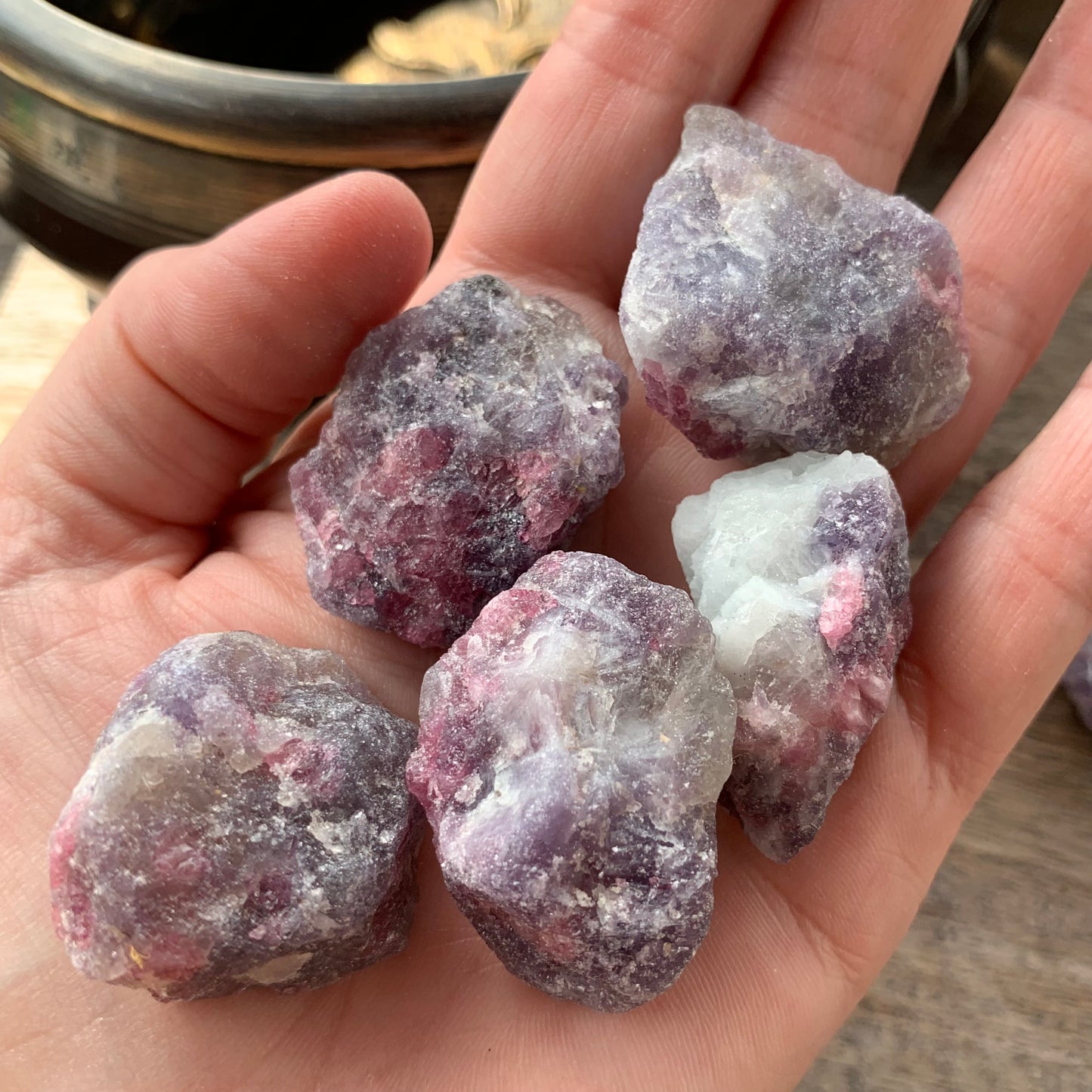 Rough Untumbled Unicorn Stone Pieces