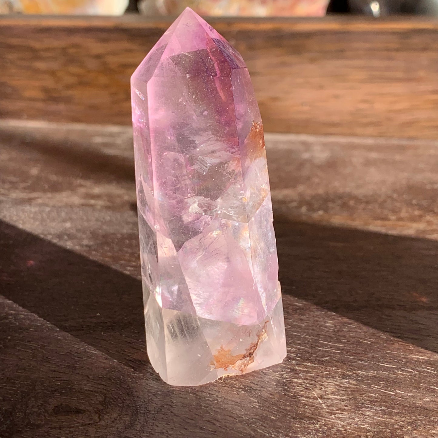 Clear + Purple Fluorite Towers