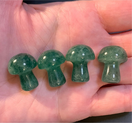 Mini Green Aventurine Mushrooms