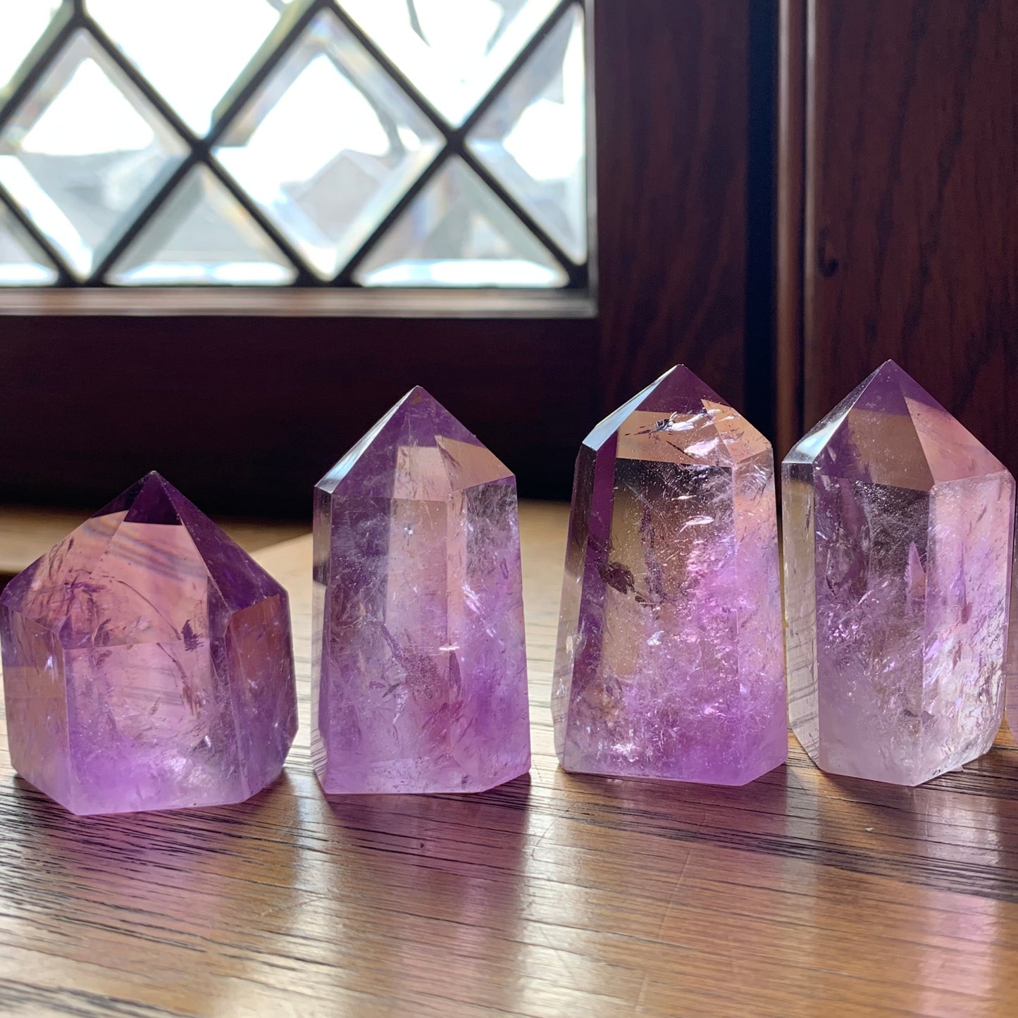 Amethyst Towers with Rainbows