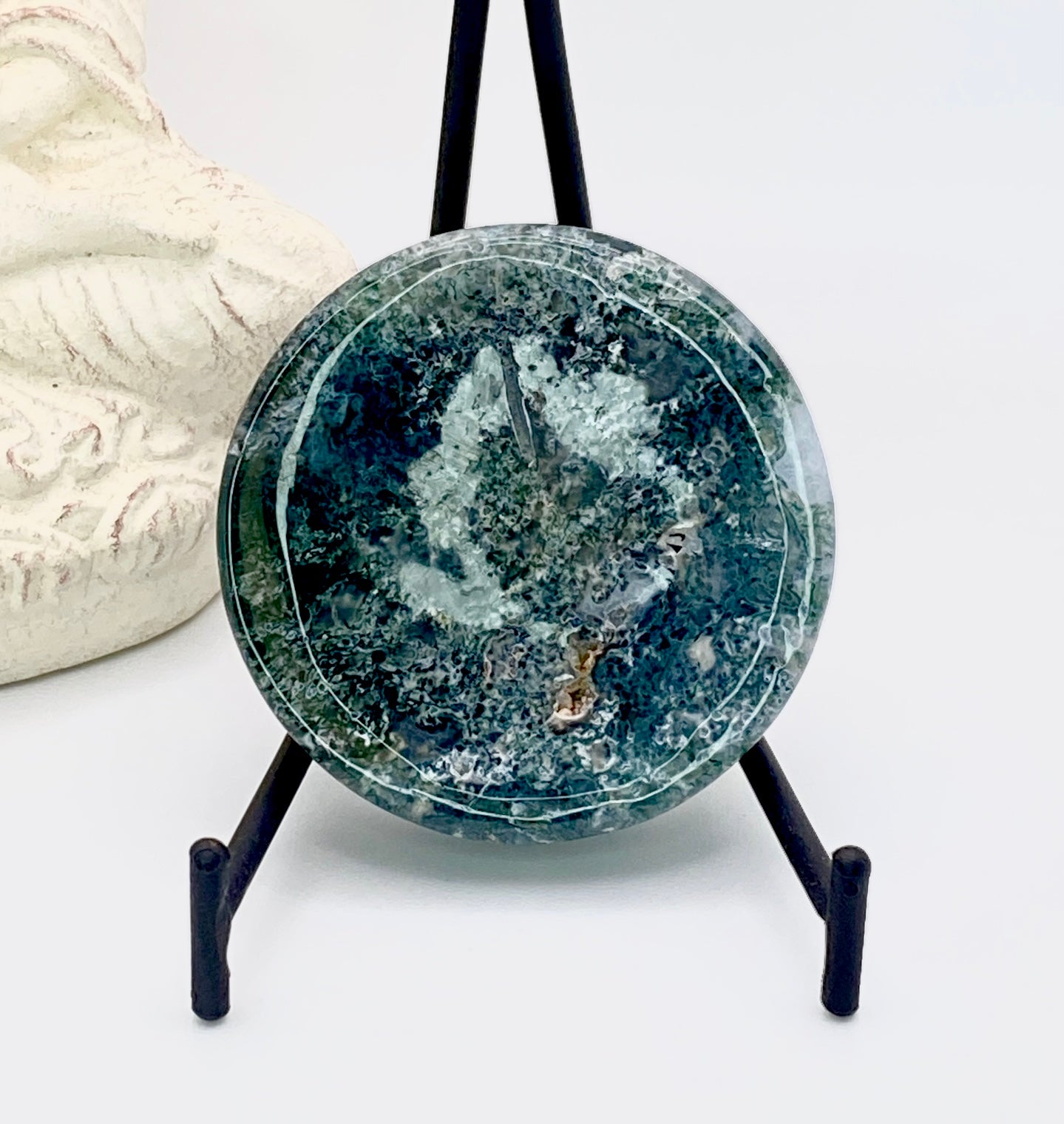 Moss Agate Mini Bowls / Plates