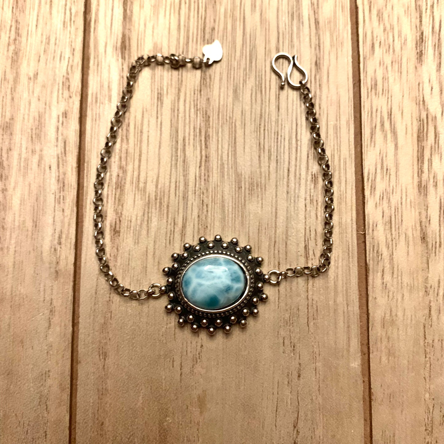 Larimar Pendant Bracelets